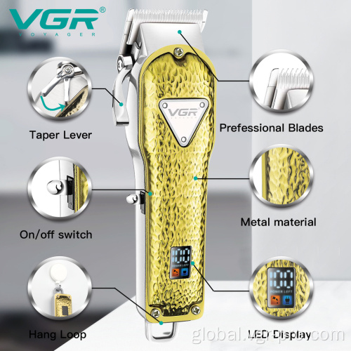 Metal Rechargeable Hair Clipper VGR V142 Metal Professional Rechargeable Barber Hair Clipper Manufactory